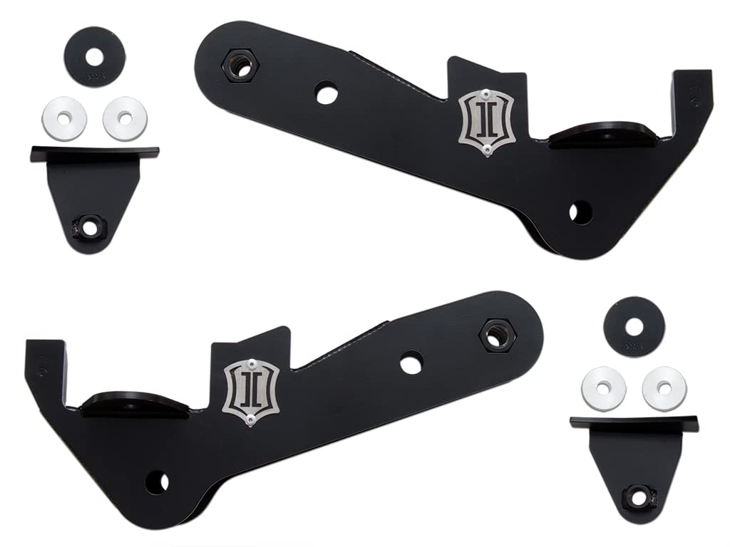 4 Link ICON Bracket Kit Frame, Compatible with 2017-Up Ford F250/F350 Super Duty, 164504