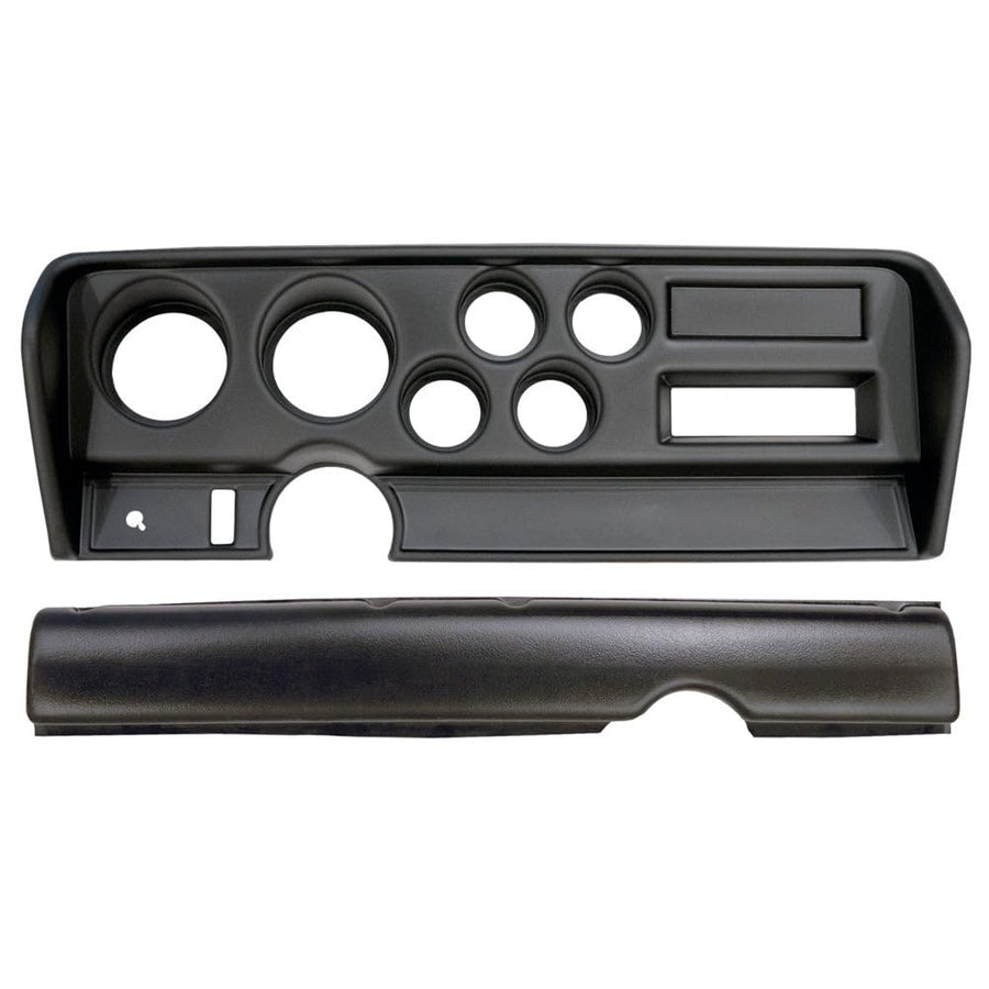 AUTO Meter Gauge Mount AUTO METER, Direct Fit, (3 3/8" X2, 2 1/16" X4), Pontiac GTO No Ac 70-72 (2914)