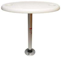 Marine Springfield Table Package 18X30 Oval White, Large