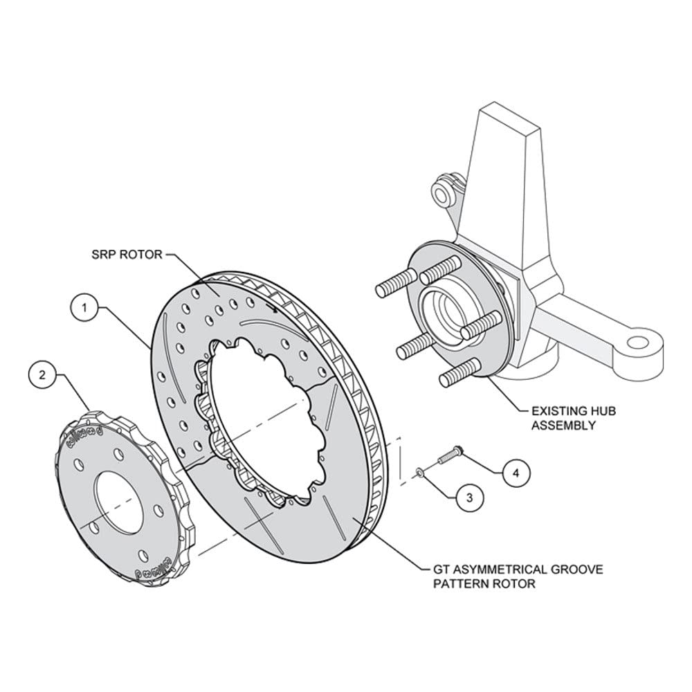 Front Hat/Rotor Kit