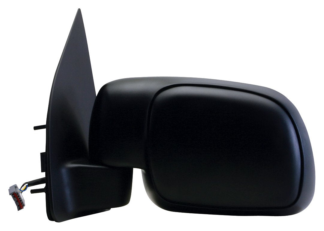 Driver Side Fit Mirror for Ford Excursion w/o Signal, Black, Foldaway, Heated Power