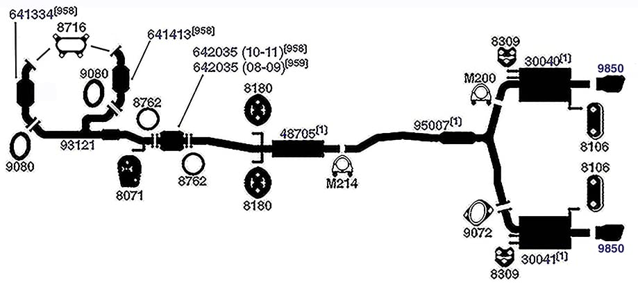 Exhaust Bracket AP Exhaust Products 8309