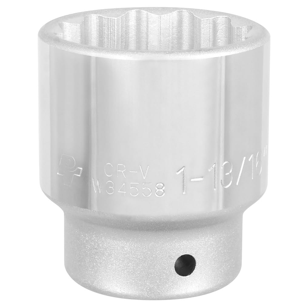 W34572 Performance Tool 3/4-Inch Drive 12-Point SAE Standard Socket, 2-1/4-Inch