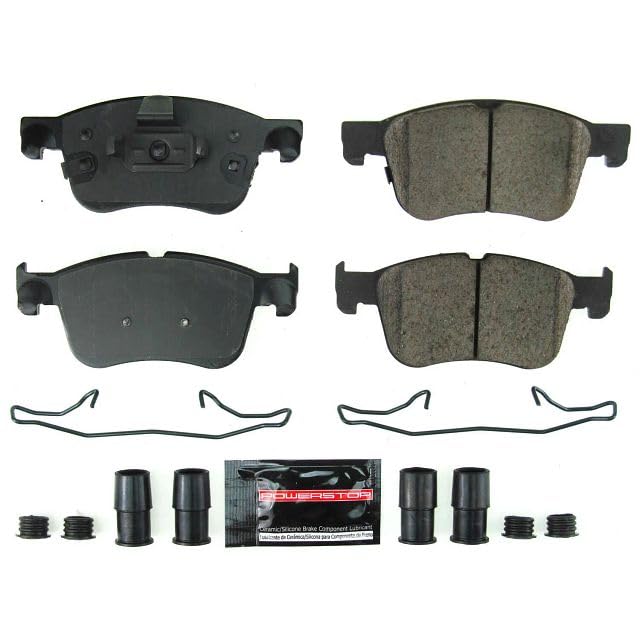 Power Stop Z23-2300 Z23 Evolution Sport Carbon Fiber Infused Ceramic Brake Pads with Hardware For Ford Bronco Sport, Ford Escape, Ford Maverick, Lincoln Corsair [Model Specific]