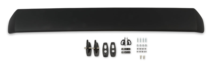 Concours Rear Spoiler Scott Drake in a Satin Black Finish, Compatible with 1971-1973 Ford Mustang, Model D1ZZ-6344210-KR