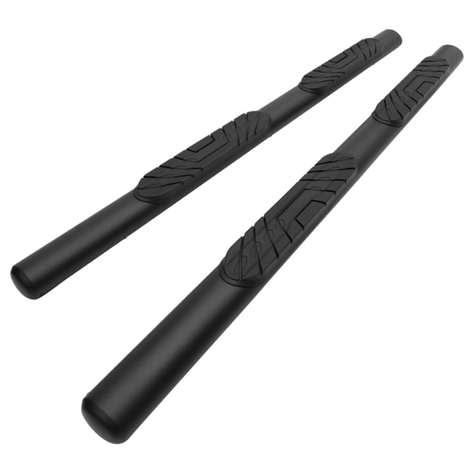 TAC 4” Running Boards Side Steps Compatible with 2022-2025 Ford Maverick Truck Pickup Oval Texture Black Side Bars Step Rails Nerf Bars Off Road Accessories (2 pcs)