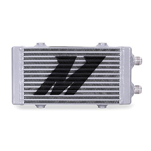 Mishimoto Dual Pass Universal Bar & Plate Oil Cooler Heat Exchanger, Small, Silver