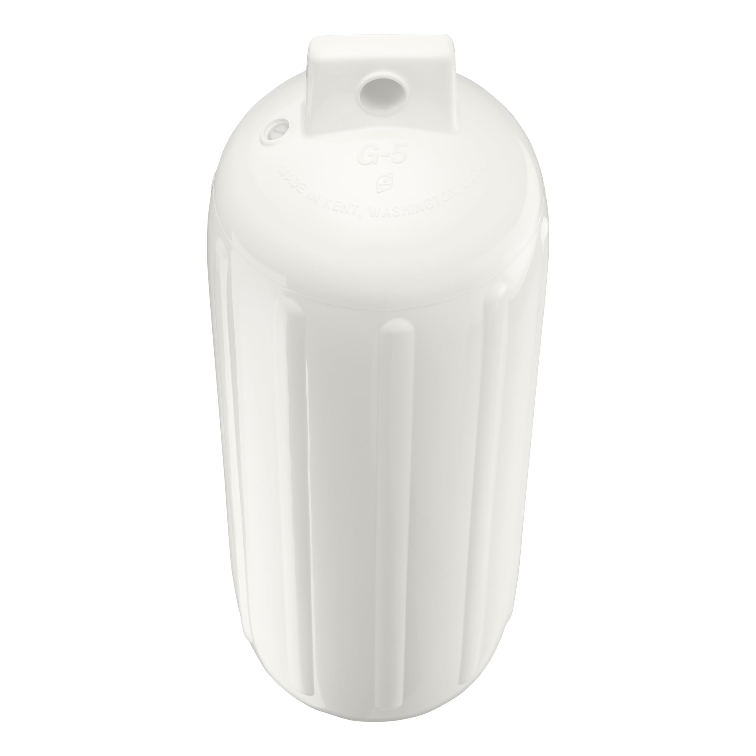White Polyform G-5 Boat Fender