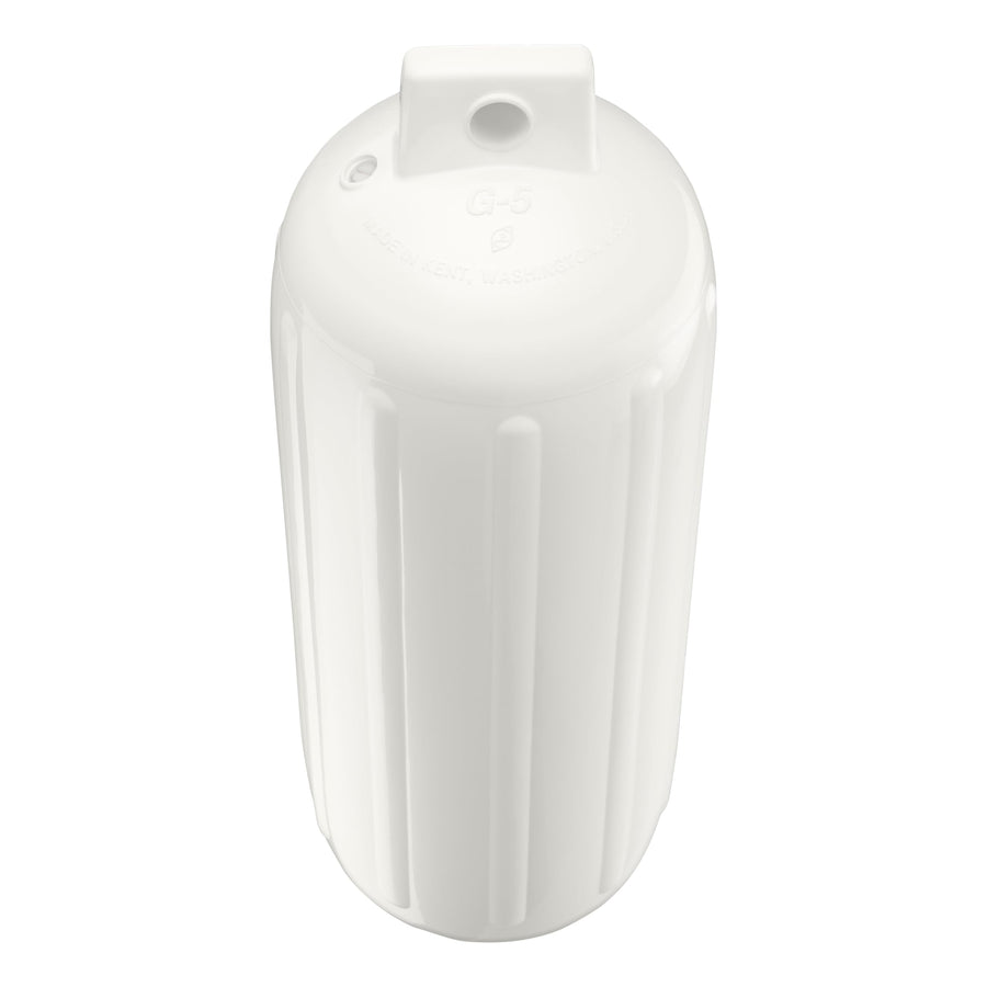 White Polyform G-5 Boat Fender