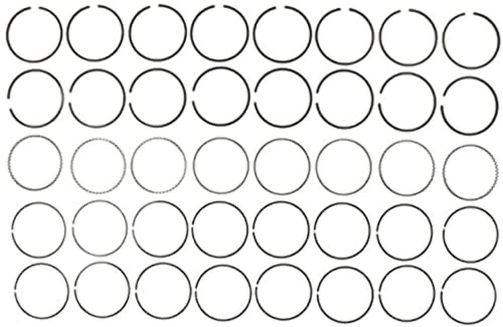 Clevite Ring Set, Moly 40843CP.060 - Compatible with Ford 429,460(7.5L) Engs. (68-78); Fod Trk. 4