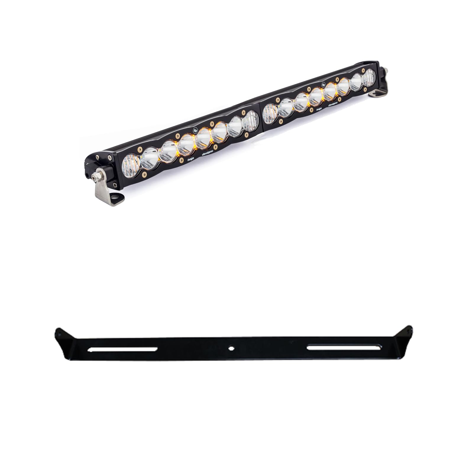 Baja Designs 20-inch S8 LED Bar Grille Light Kit for Mercedes Benz Sprinter Van 2500/3500 2014-17 (Driving/Combo; Clear)