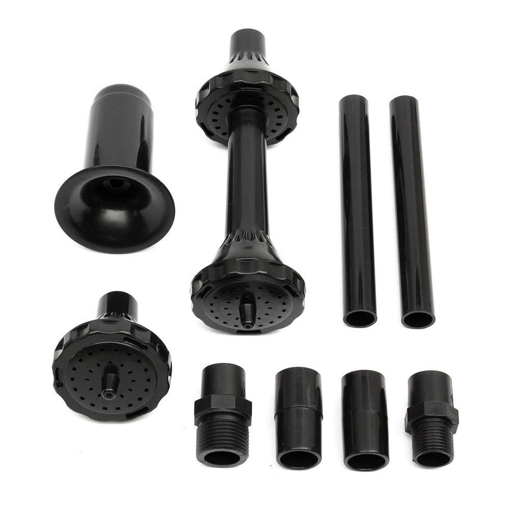 Plastic Garden Waterfall Fountain Cicony Nozzle Head Set