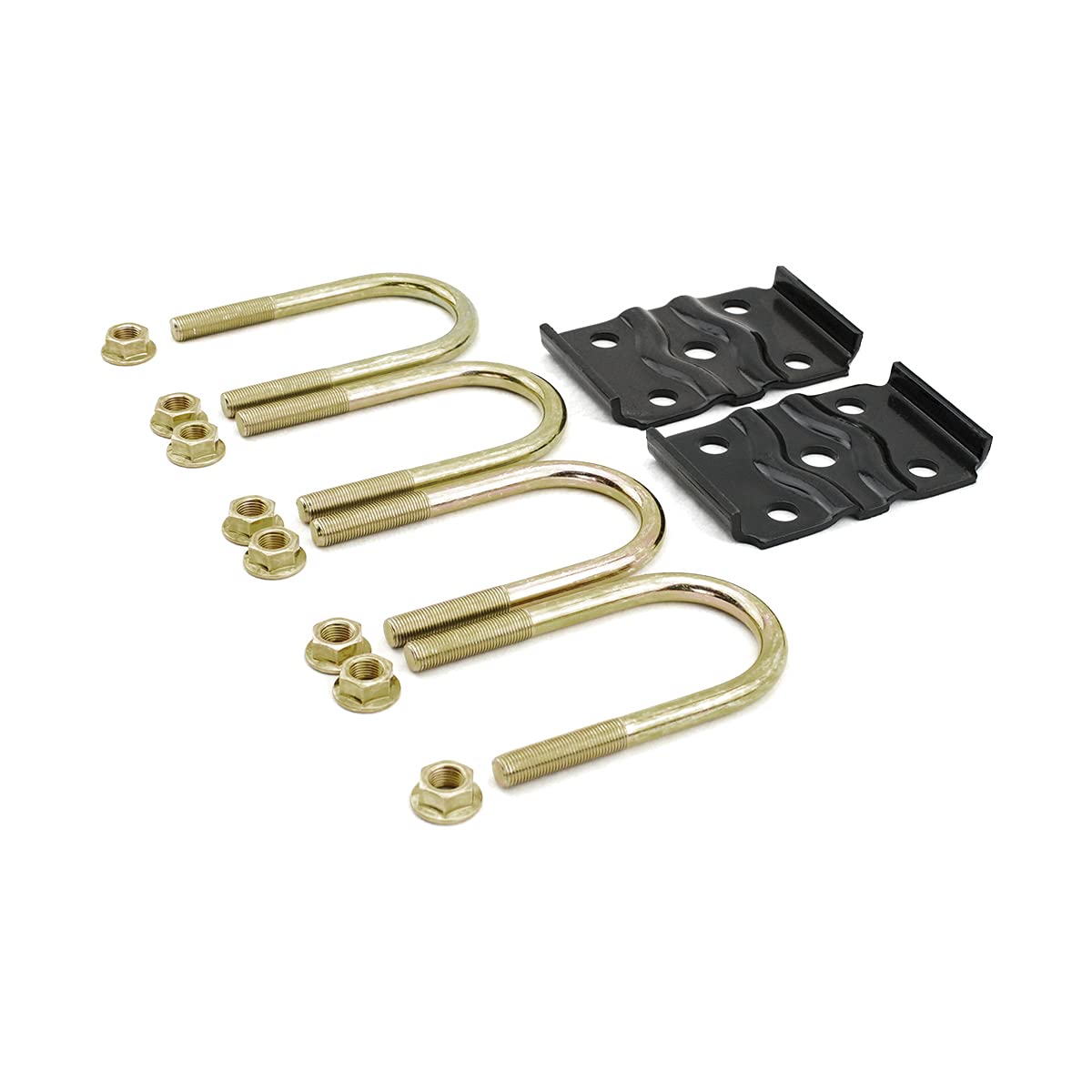 Lippert Components Axle Mounting Kit Replacement with 2.38" Tube and U-bolt Design for RV Travel Trailer Suspension Systems - 297427