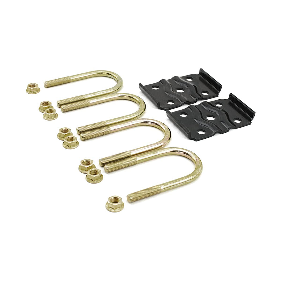 Lippert Components Axle Mounting Kit Replacement with 2.38" Tube and U-bolt Design for RV Travel Trailer Suspension Systems - 297427