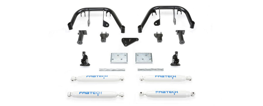 Fabtech K2076 Front Shock Multiple System w/Performance Shocks For 8 in. Lift Multiple System