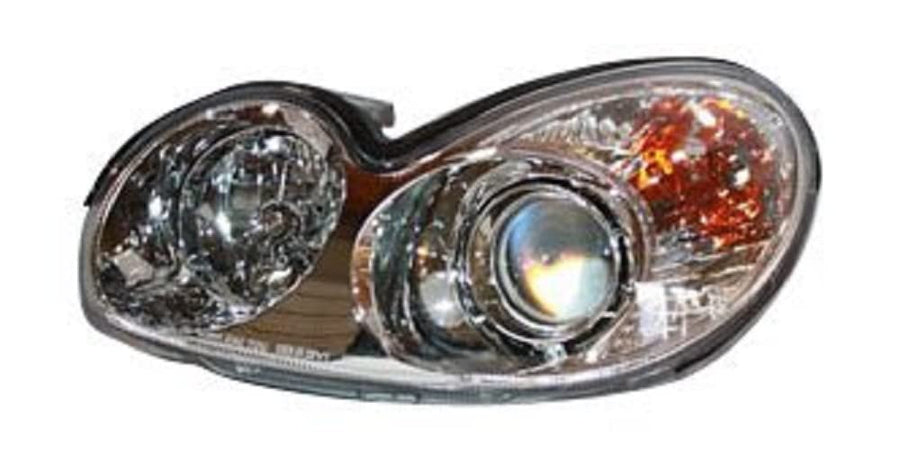 Left TYC Headlight Assembly Compatible with 2002-2005 Hyundai Santa Fe