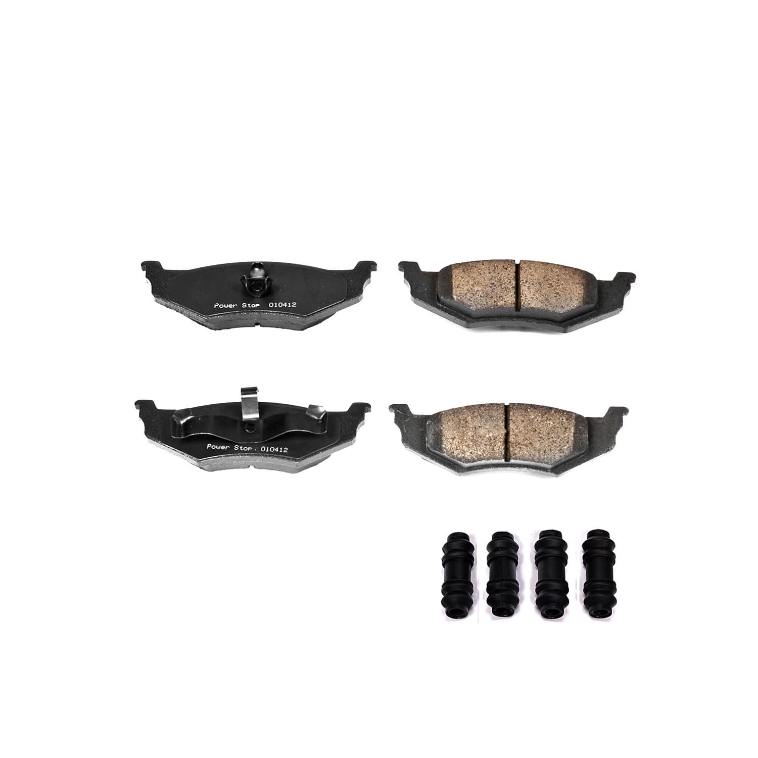 Power Stop Front Brake Kit For Chrysler 300M 1999-04 |Cirrus 1995-00 |Concorde 1995-04 |Intrepid 1995-04 |LHS 1995-97 |LHS Chrysler 1999-01 - Ceramic Brake Pads With Installation Hardware, 17-641