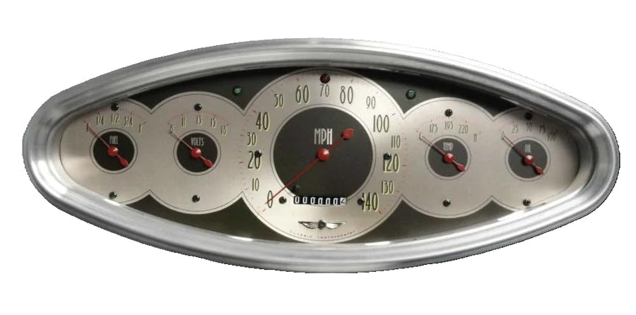 AN3200PB Classic Instruments All American Nickel Package 5 Gauge Polished Bezel GM