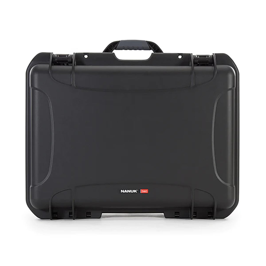 940 Nanuk Waterproof Hard Case with 4-Pocket Lid Organizer and Padded Divider for Camera, Black