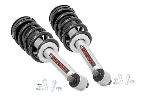 3.5" Rough Country N3 Loaded Struts | (fits) 2007-2013 Chevy Silverado GMC Sierra 1500 | Coil Spring Struts | 500030