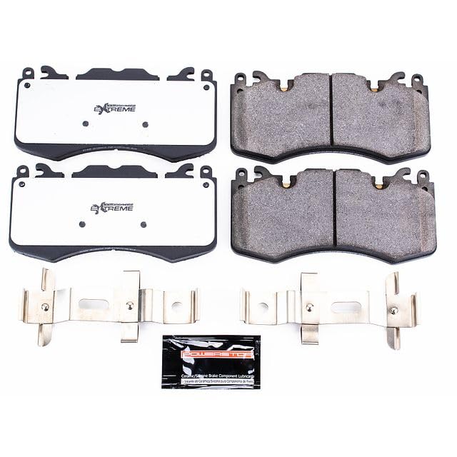 Power Stop Z36-1426 Z36 Front Carbon-Fiber Ceramic Brake Pads For Land Rover Defender 110, Land Rover Defender, Range Rover, Range Rover Sport [Model Specific] Truck & Tow