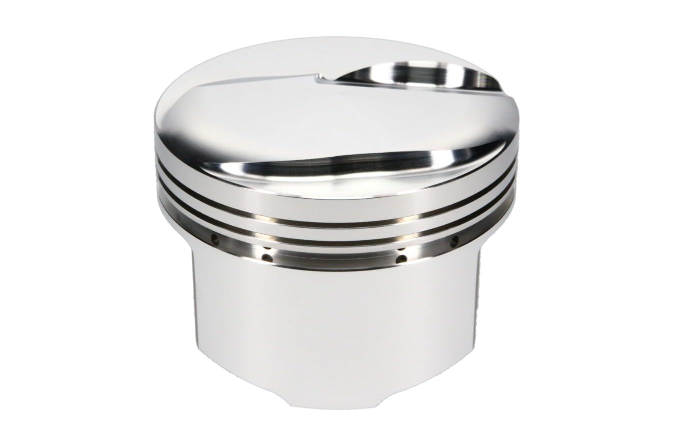 212159 SPORTSMAN RACING PRODUCTS Piston, BBC Small Dome Profile, Forged, 4.350 in Bore, 1/16 x 1/16 x 3/16 in Ring Grooves, Plus 18.00 cc, Compatible with Big Block Chevy, Set of 8
