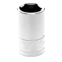 W32215 Performance Tool 1/2 Drive 15mm 6pt Socket