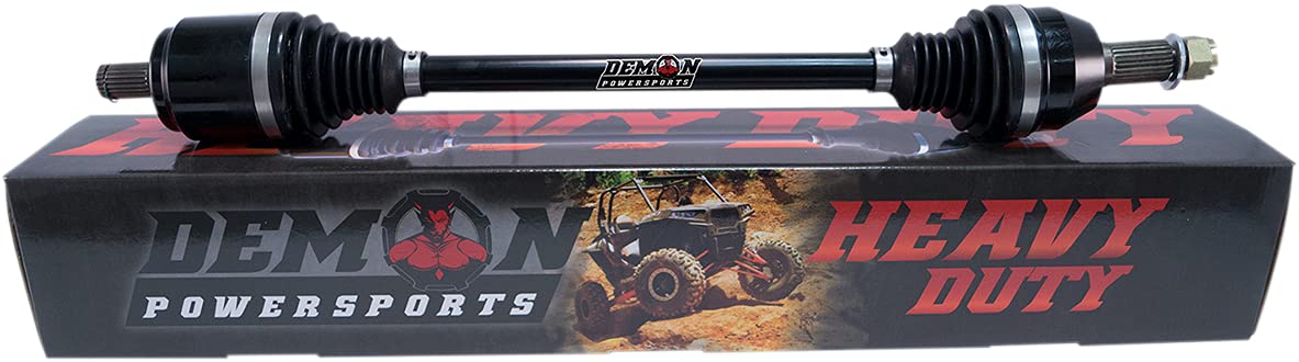 Demon Powersports Heavy Duty Rear Left/Right Axle (2006-19) Suzuki KingQuad 450/500/700/750, Made of 4340 Chromoly Steel, Dual Heat Treated High Strength, Wider Angles OEM: 64901-31G41, 64901-31G31
