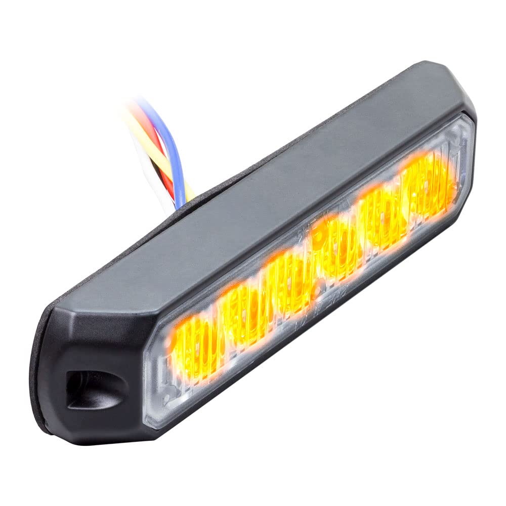6 LED Municipality Marker Amber