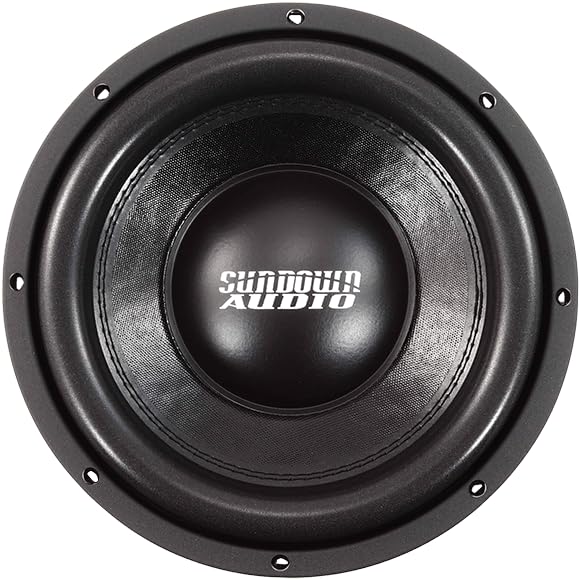 E Series v.4 Sundown Audio 12" D4 Car Subwoofer - 750W RMS / 1500W Peak, Dual 4-ohm Voice Coil, Optimized for Ported Enclosures, Deep Bass – E12v4D4