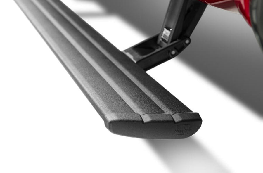 AMP Research RealTruck PowerStep Smart Series | Fits 2021 - 2024 Ford F-150 (Excludes Hybrid) | 86152-01A | Rust Proof Aluminum Retractable Electric Steps with LED Step Lights