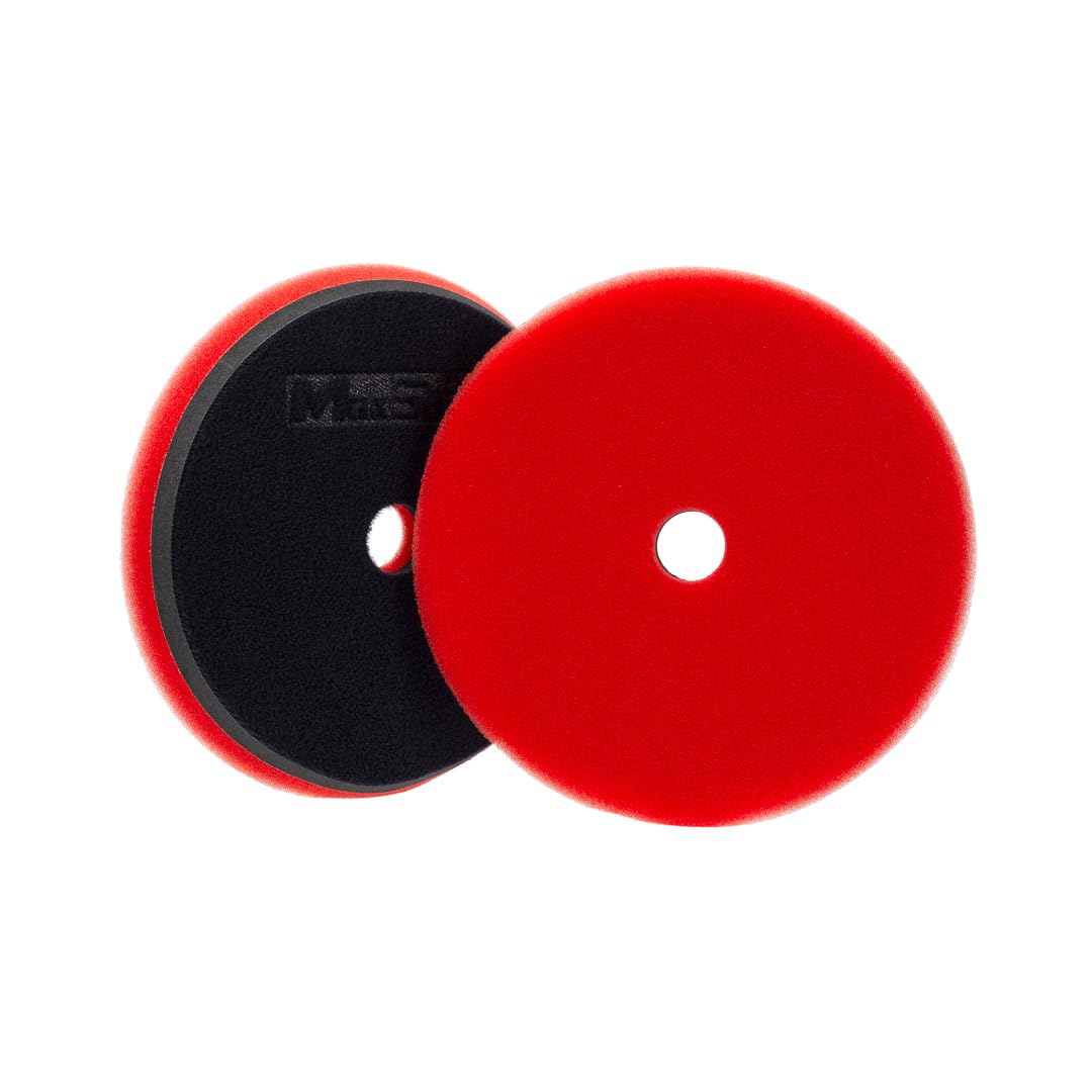 6" Maxshine Universal Low Profile Polishing Foam Pad for Finishing – Hook & Loop with Rubber Backing – Compatible with Long Throw DA Polishers – EVA Foam for Heat & Pressure Absorption