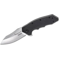 Flitch Kershaw Assisted Opening Knife Black GFN (3.25" Stonewash) 3930
