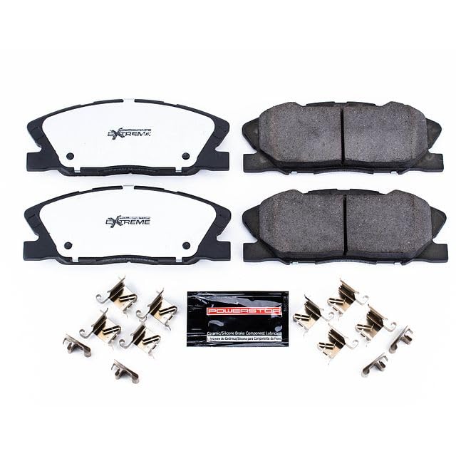 Power Stop Z26 Front Carbon-Fiber Ceramic Brake Pads Z26-1767 For Dodge Charger 2014-2023 [Model Specific]