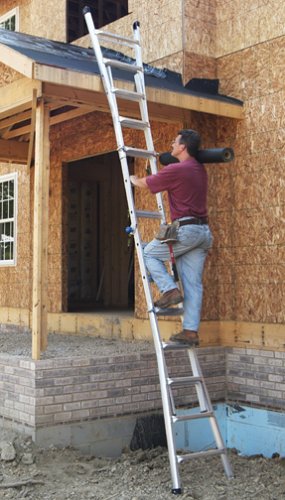 17-Foot Werner MT-17 telescoping-ladders, Aluminum