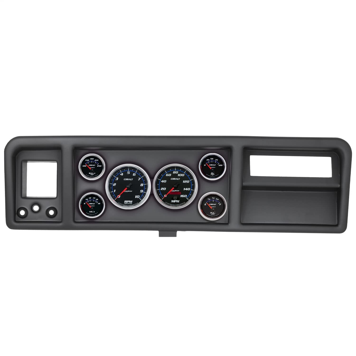 AutoMeter Dash Kit Direct Fit, Ford Truck 73-79, Tach/Mph/Fuel/Oilp/Wtmp/Volt, Cobalt (2146-05)