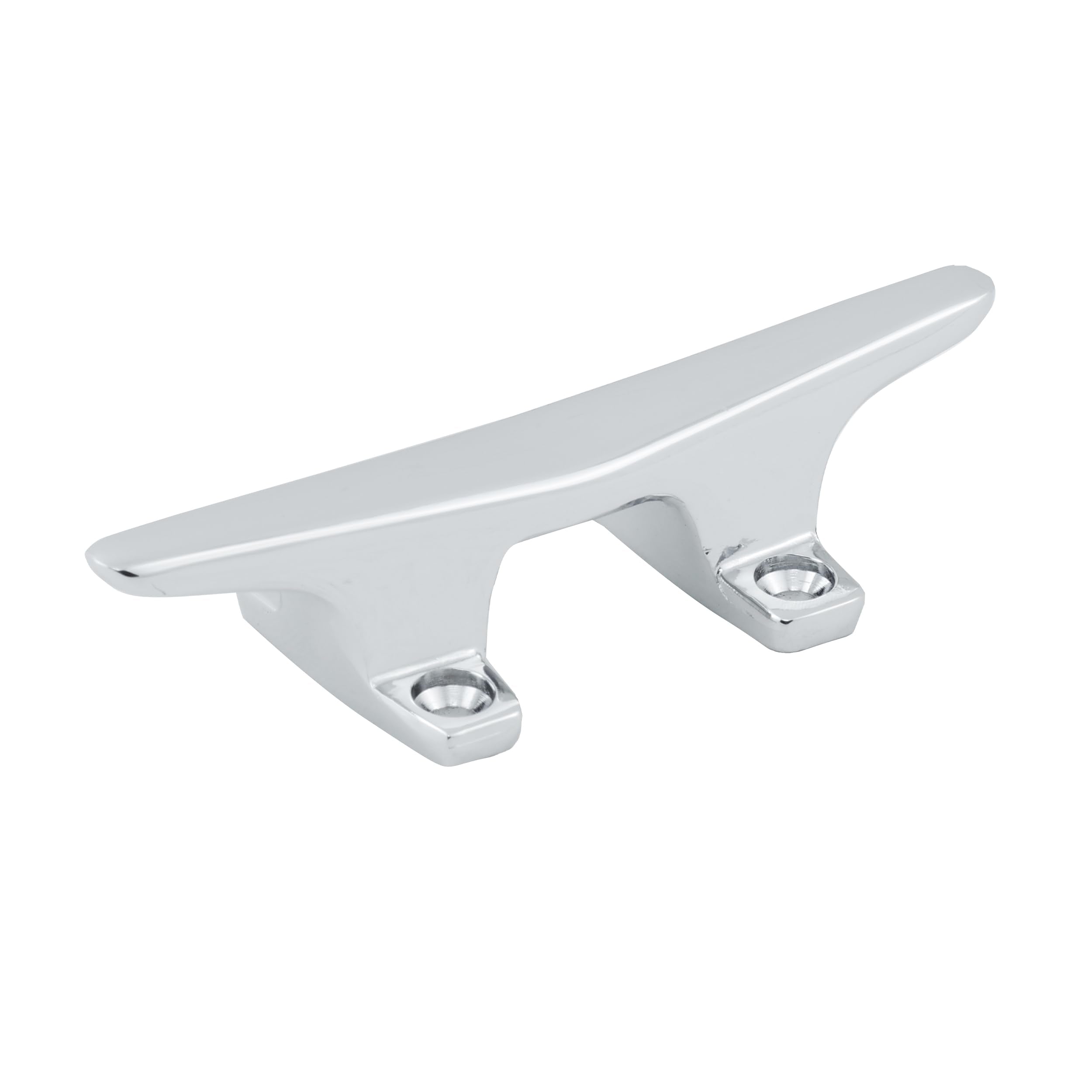 Whitecap S-1444C Chrome Plated WHITECAP IND Zamac Hollow Base Cleat - 4-1/2" Length
