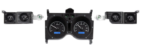 Chevy Chevelle / Monte Carlo VHX System, Black Alloy Style Face, Blue Display 1973-77