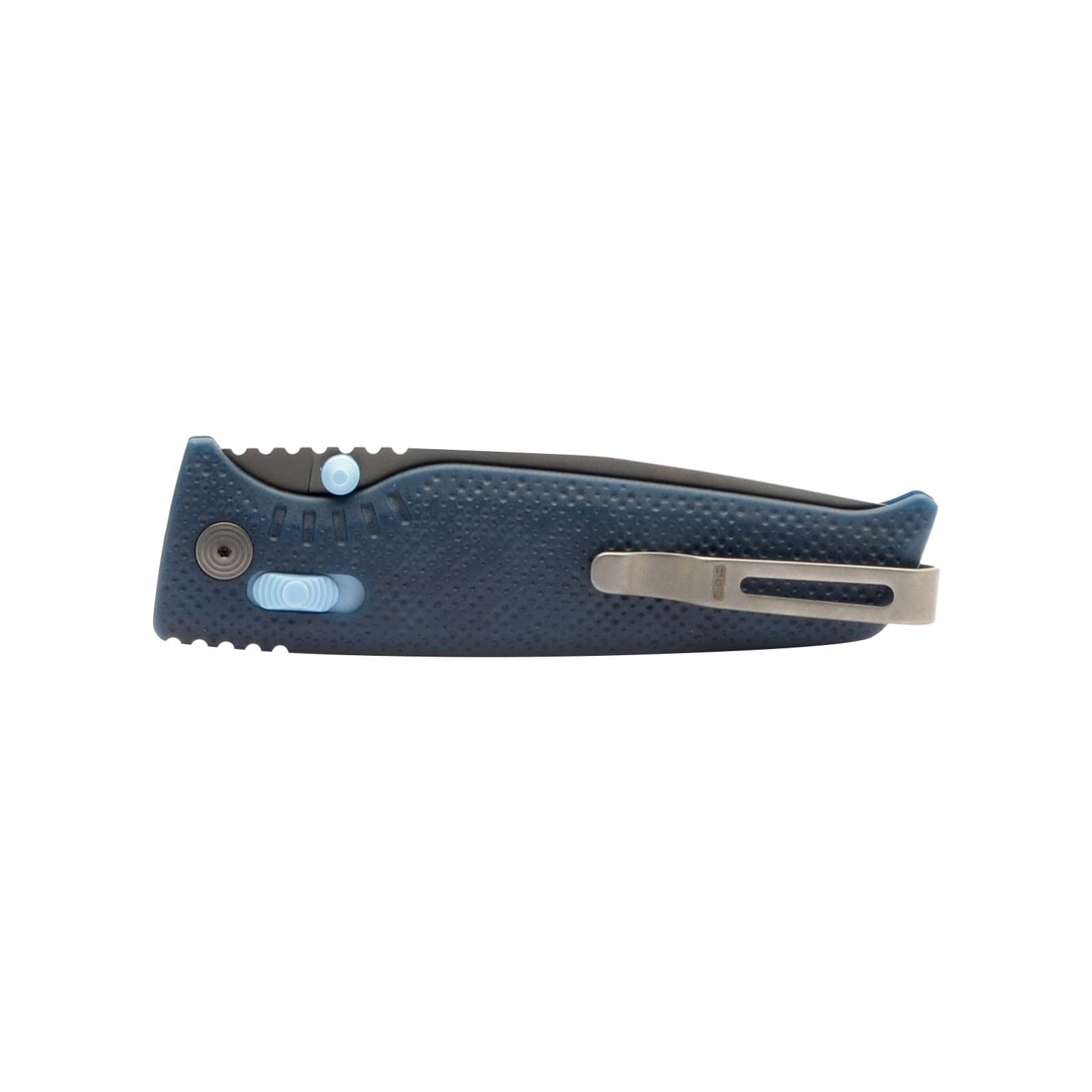 SOG Superlight Altair XR Compact Outdoor CRYO 154cm Steel Folding Knife | Lanyard Loop, Pocket Clip & XR Lock, Squid Ink