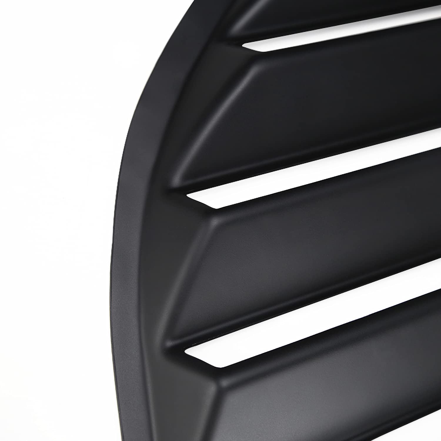 Matte Black SPEC-D TUNING Side Window Louvers Cover 2PC Compatible with 2008-2017 Dodge Challenger