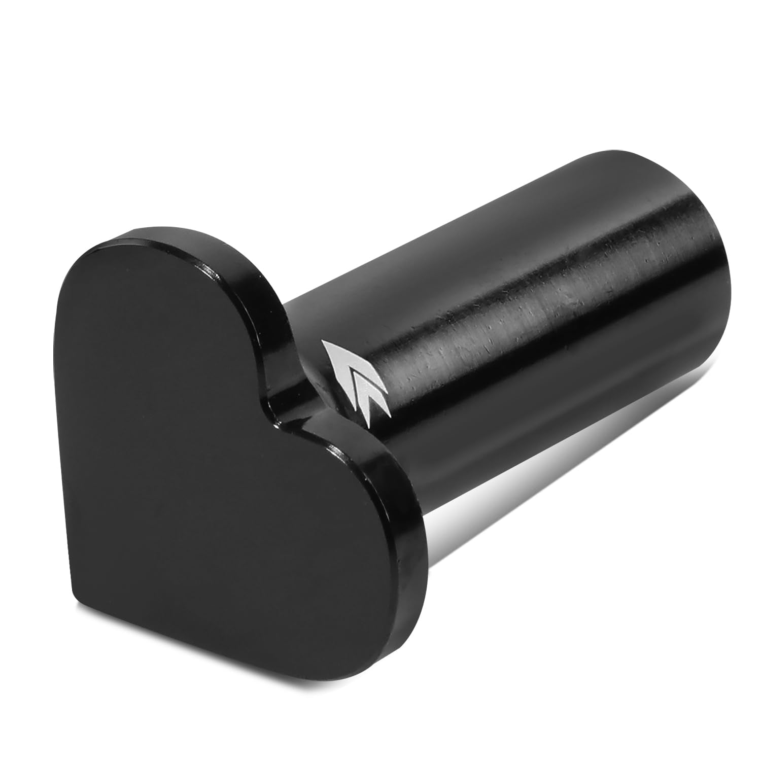 NRG Innovations 6061 Aluminum NRG-DB-H002BK Heart E-Brake Drift Button, Hand Brake Lever Button Compatible with 1986 Toyota, Subaru WRX/STI, BRZ, Mazda Miata/RX-7, Black