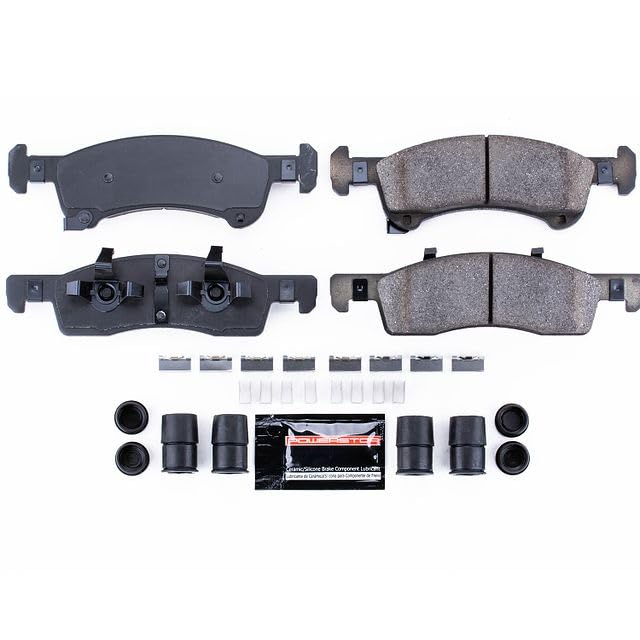 Power Stop Z23-934 Z23 Evolution Sport Carbon Fiber Infused Ceramic Brake Pads with Hardware For Ford Expedition 2003-2006, Lincoln Navigator 2003-2006 [Model Specific]