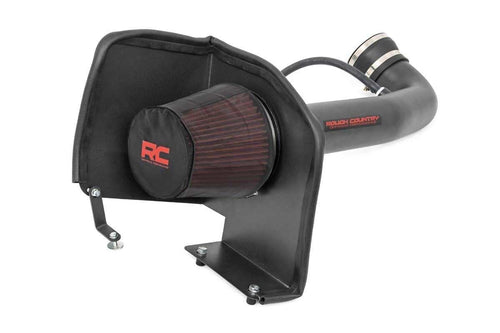 Rough Country Cold Air Intake for Chevy Silverado & GMC Sierra 1500 with Pre-Filter Bag (2009-2013) 4.8L/5.3L/6.0L/6.2L - Increases Horsepower, Towing & Acceleration