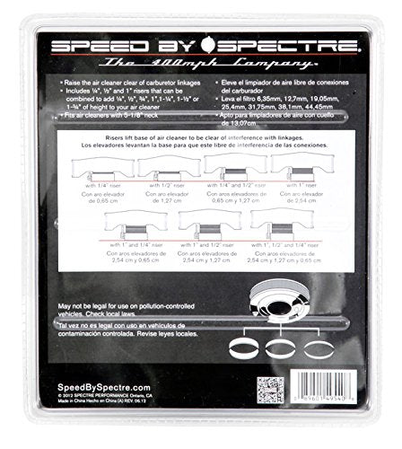 SPE-4954 Spectre Performance 4954 Air Cleaner Riser Kit