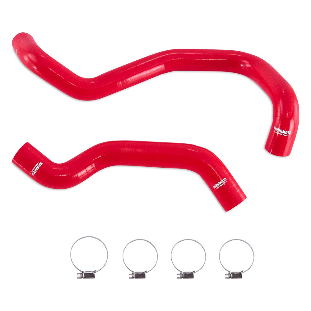Mishimoto Silicone Hose Kit MMHOSE-RGR-19RD, Compatible With Ford Ranger 2.3L EcoBoost 2019+, Red