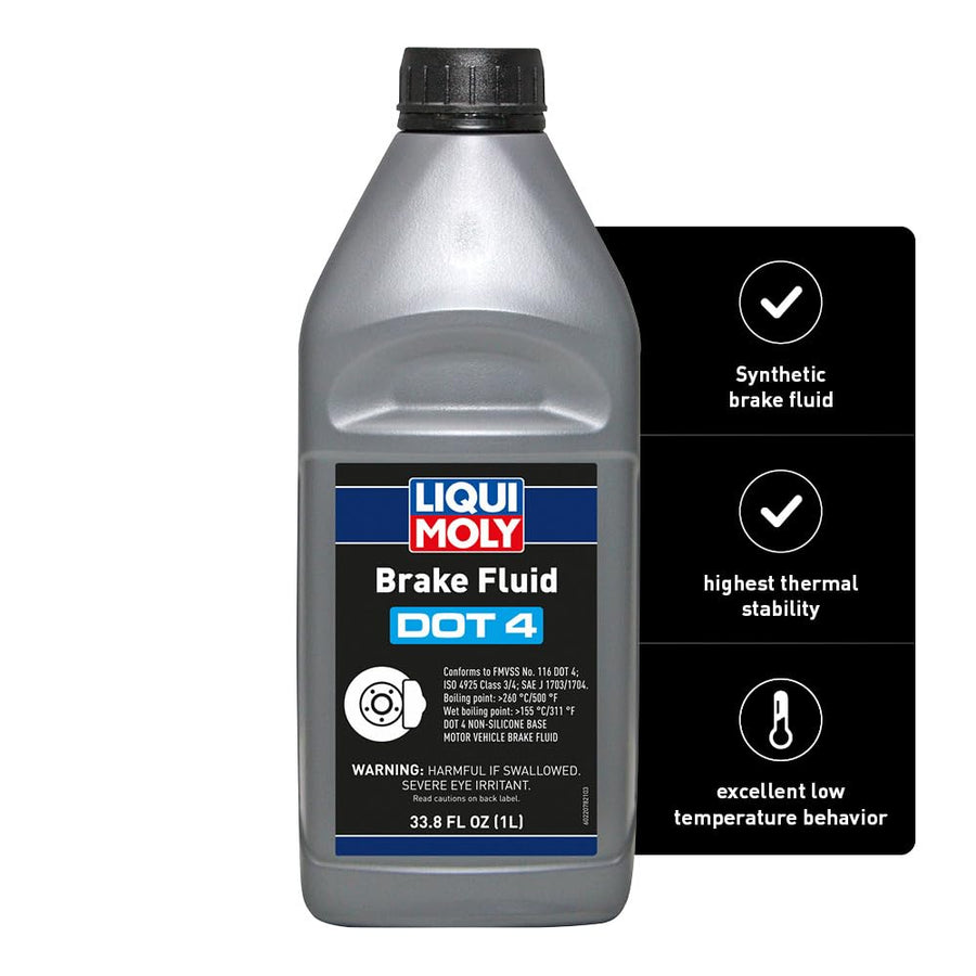 Brake Fluid LIQUI MOLY DOT 4, 1 Liter (Pack of 1)