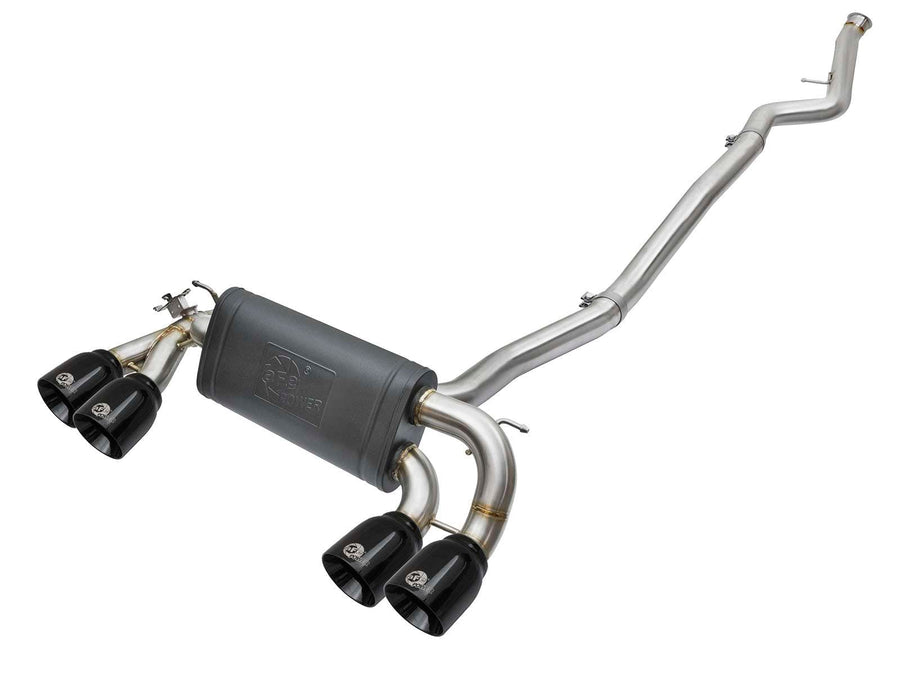 aFe Power MACH Force-Xp Cat-Back Exhaust 2-1/2 IN 304 S/S w/Black Tips Fit BMW M2 (F87) 16-18 L6-3.0L (t) N55 49-36330-1B