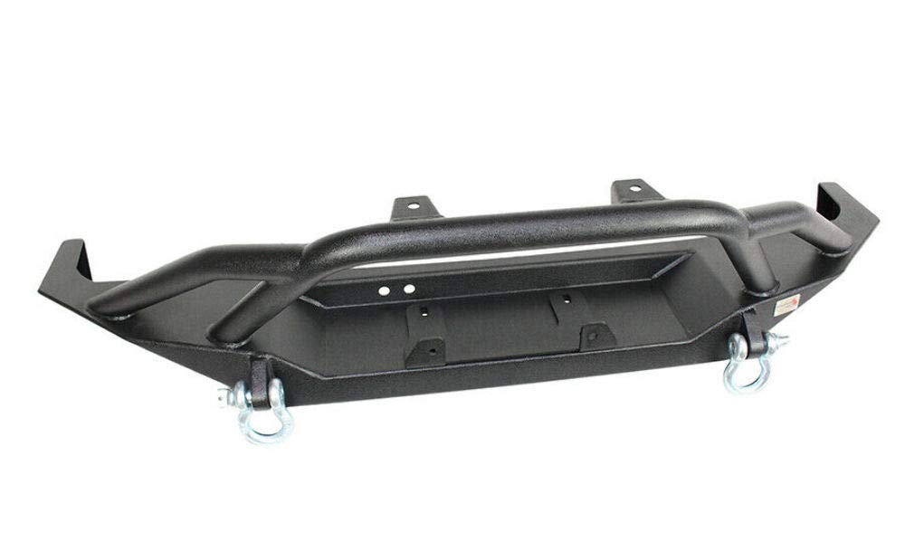 Cherokee XJ Front Winch Bumper Fishbone Offroad W/Grille Guard Bullhead Steel Black Textured Powdercoat