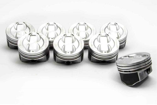 Pistons Silvolite compatible with 1996-01 Chevy 5.7 5.7L 350 Vortec Hypereutectic Coated Skirt Set of (8) STD 4.00" Bore Diameter