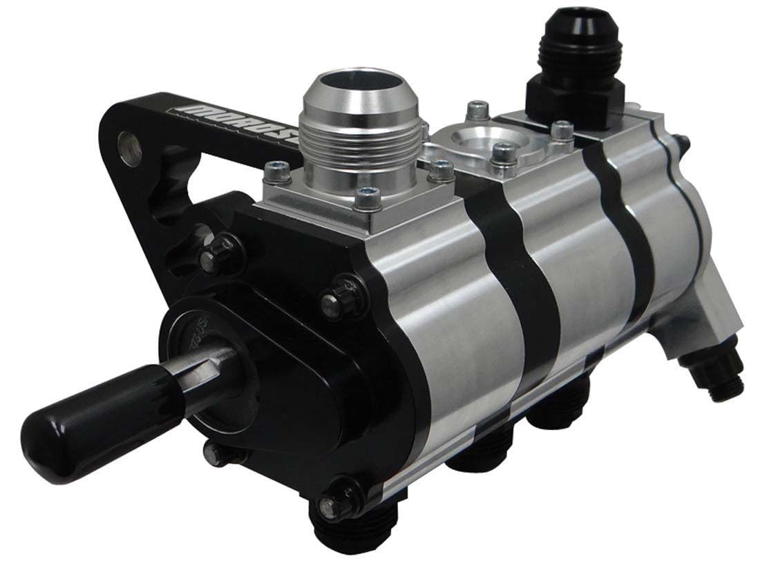Moroso 22363 Tri-Lobe 3 Stage Dry Sump Pump, 1.200" Pressure Section, w/Fuel Pump Drive